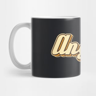 Angler typography Mug